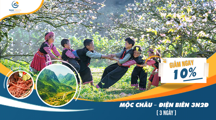 Mộc Châu Sơn La Điện Biên 3n2d