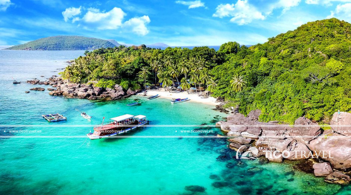 TOUR CÔN ĐẢO TRONG NGÀY KHÁM PHÁ HÒN BẢY CẠNH VÀ HÒN CAU
