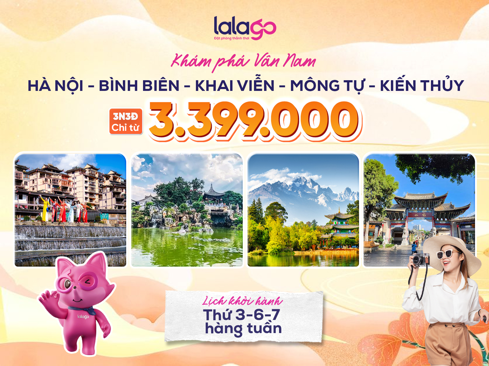 TOUR HÀ NỘI – BÌNH BIÊN – KHAI VIỄN – MÔNG TỰ - KIẾN THỦY | 3N3Đ
