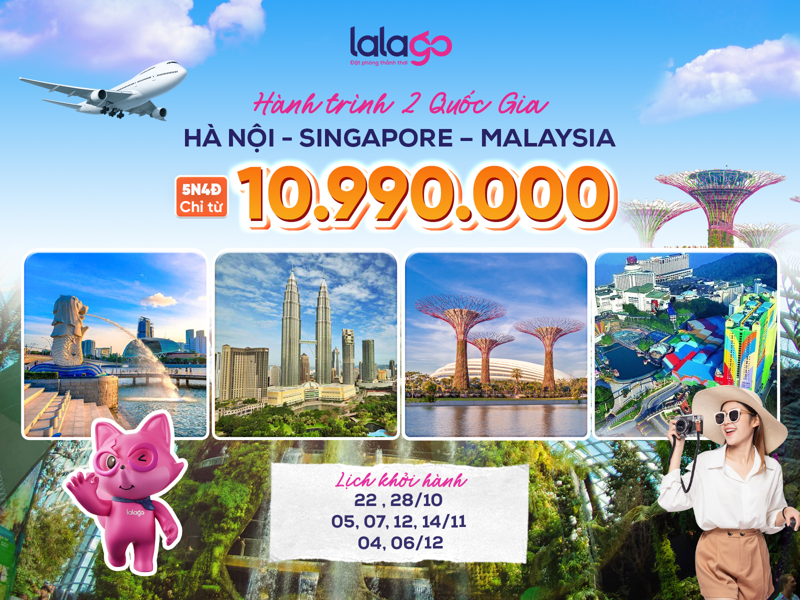 TOUR HÀ NỘI - SINGAPORE - MALAYSIA | 5N4D