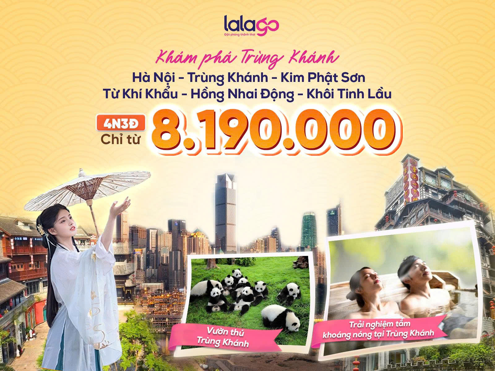 Tour Hà Nội - Trùng Khánh | 4N3Đ